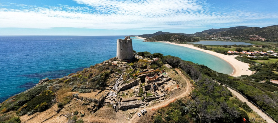 Veduta dall'acropoli di Bithia