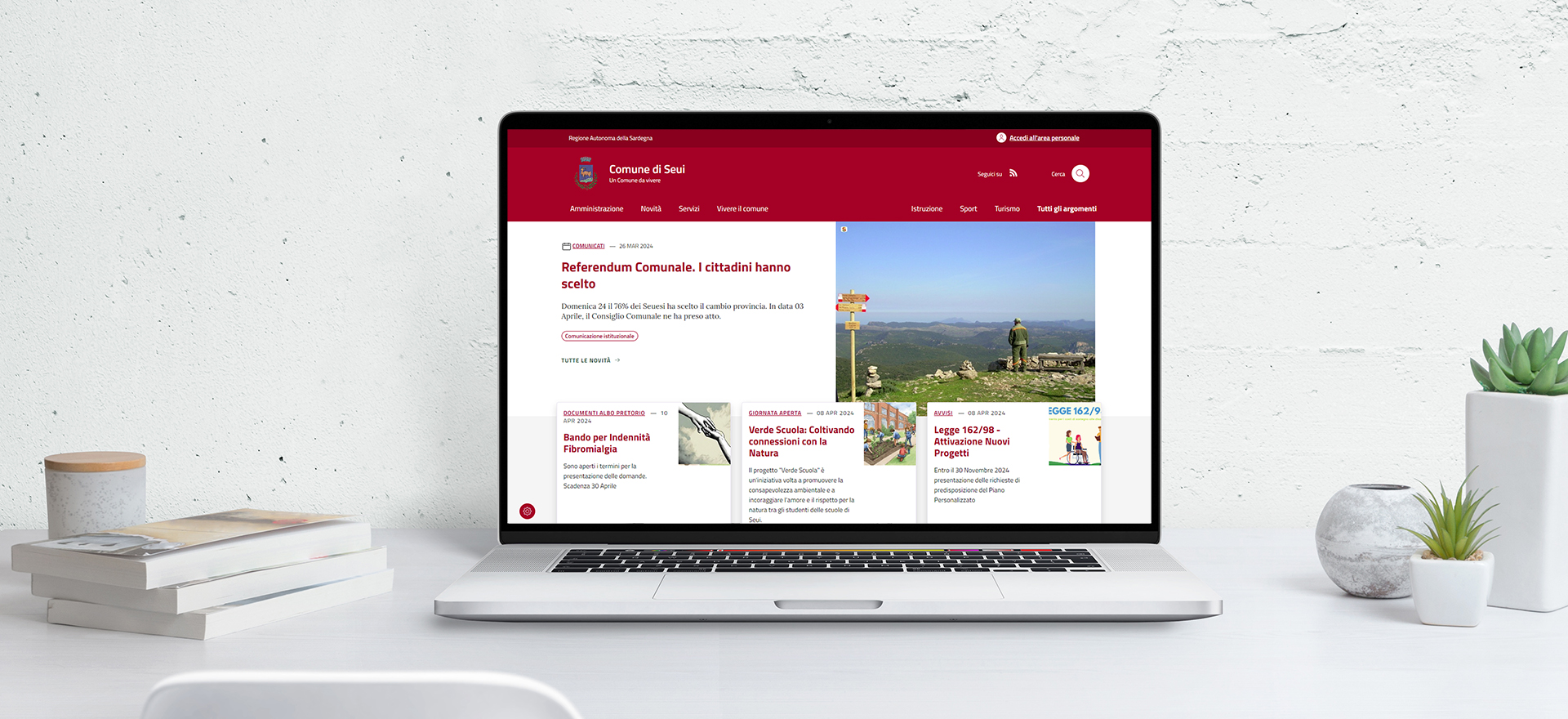 Il Comune di Seui inaugura il suo nuovo portale web