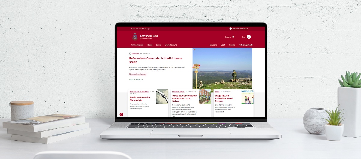 Il Comune di Seui inaugura il suo nuovo portale web