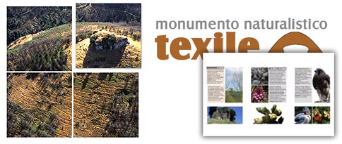 Depliant sul Monumento naturalistico del Texile