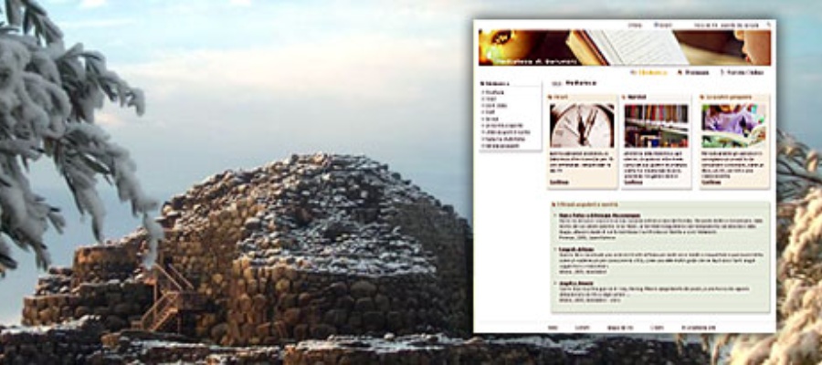 Sito Web Mediateca comunale di Barumini