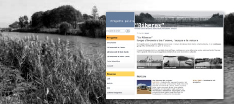 Sito Web Progetto pilota RIBERAS