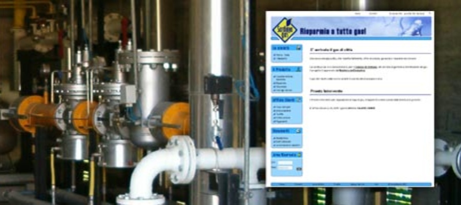 Redesign del sito web promozionale Sardinya Gas