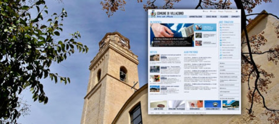 Redesign sito del Comune di Villacidro