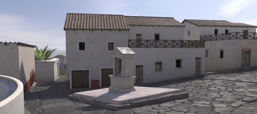 Ricostruzione 3D di Tharros