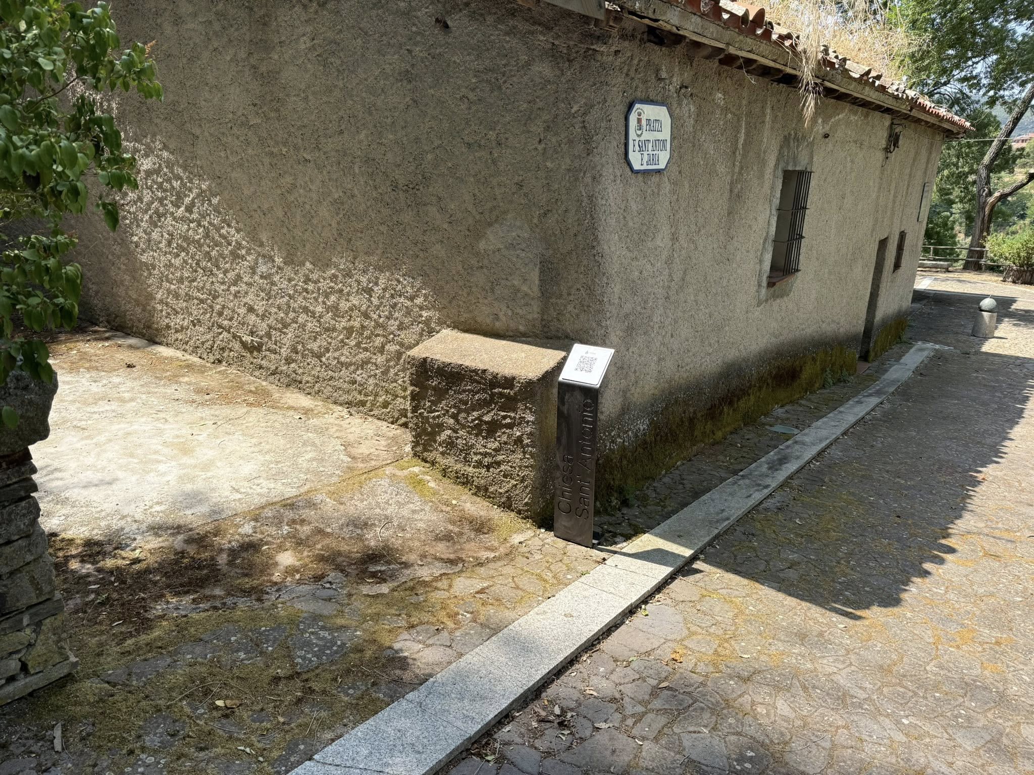 Aritzo, chiesa di Sant'Antonio. Codice QR