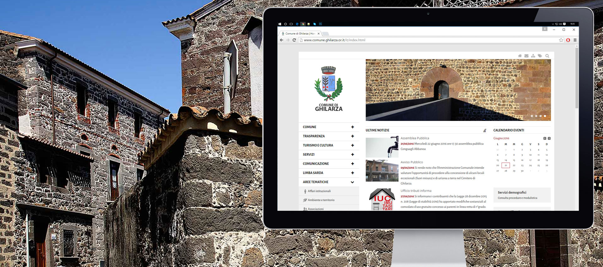Redesign Comune di Ghilarza