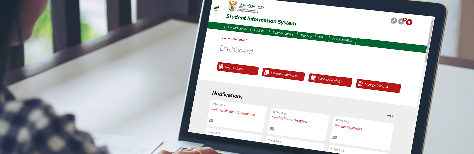 Student Information System - Dashboard