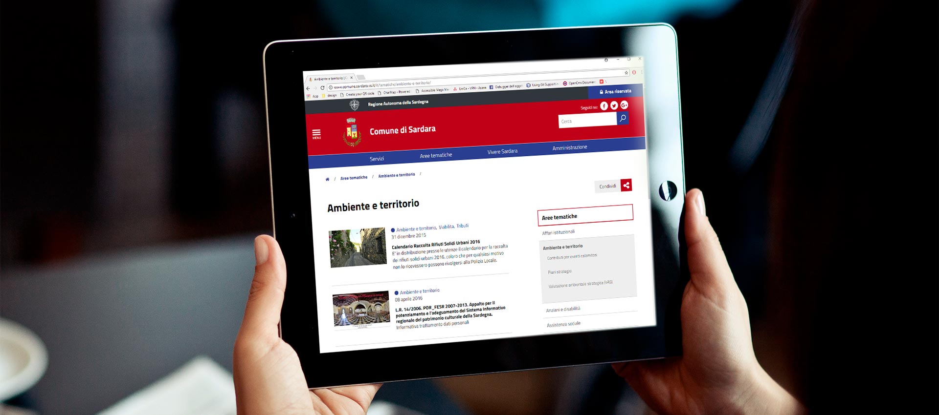 Redesign Comune di Sardara