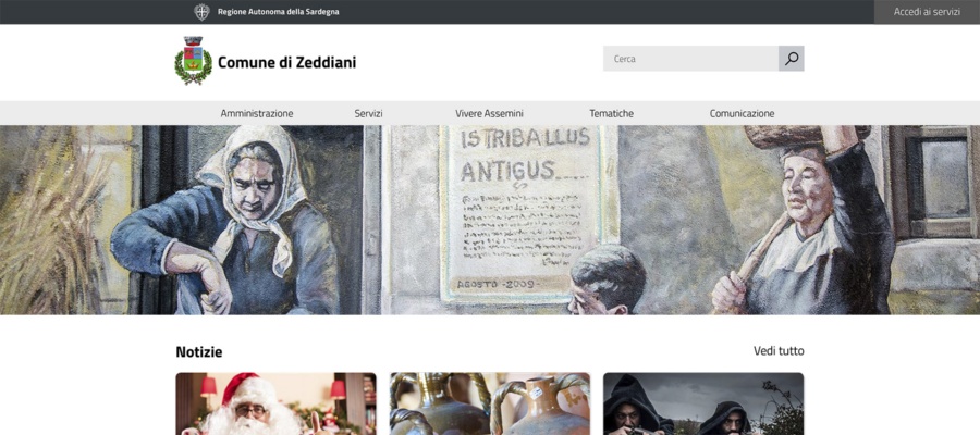 Comune di Zeddiani - Homepage